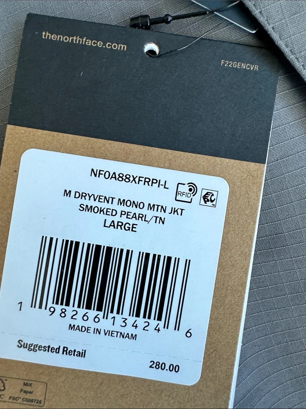 The north face Men’s DRYVENT™ Mono Mountain Jacket